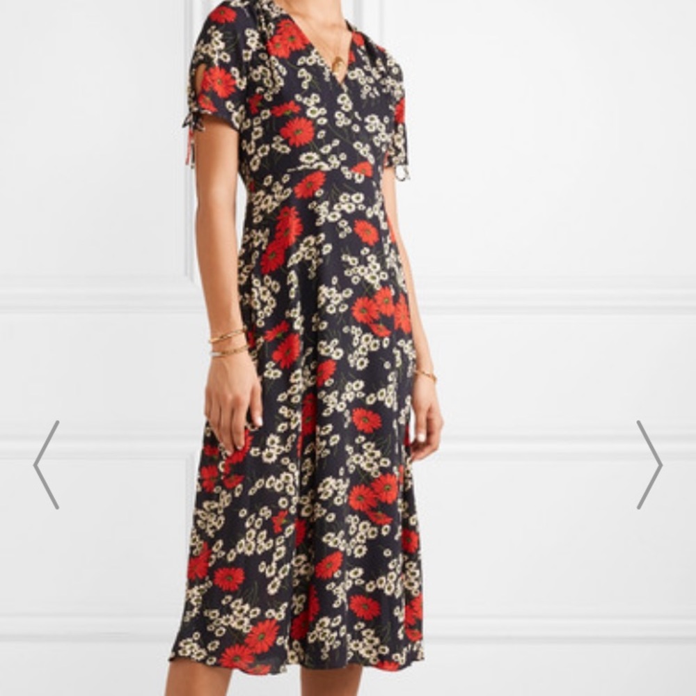 Madewell Floral Wrap Dress
